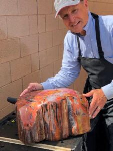 Tom Ruhkala - Rainbow Petrified Wood